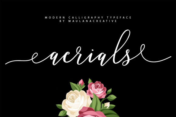 Aerials: A Beautiful Script Font for Editorial Design
