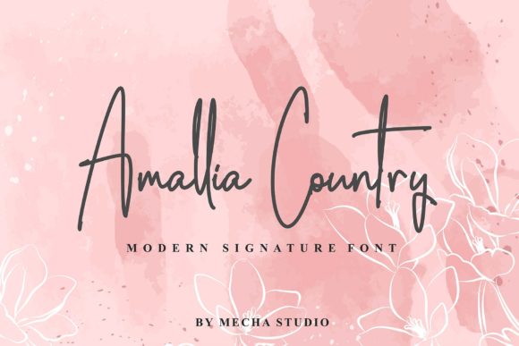 Amalia Country: The Elegant Script Font for Small Business Branding