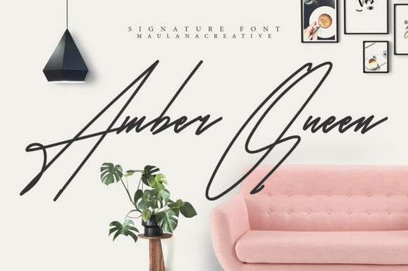Amber Queen Font Review for Makers
