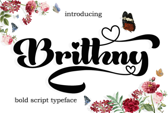 Brithny: A Bold Script Font for Modern Branding