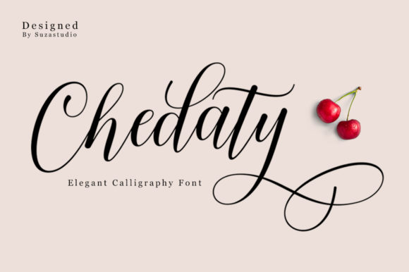 Chedaty Script Font for Handmade Creators