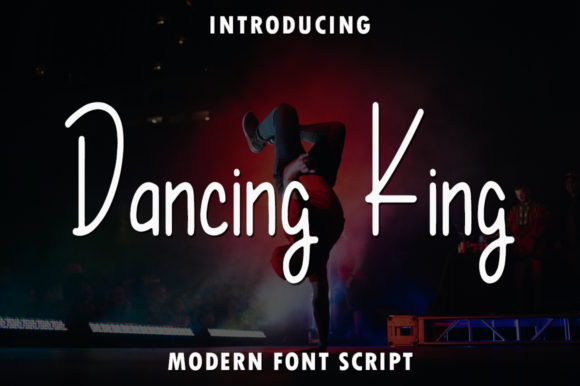 Dancing King: A Tall Script Typeface for Editorial Design