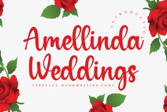 Elevate Your Brand with the Amellinda Weddings Typeface