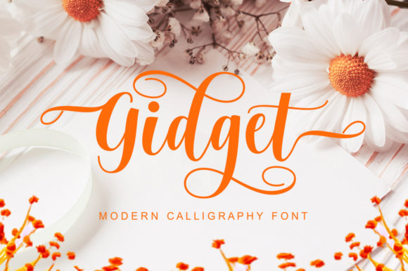 Gidget Script Font for Elegant Branding Projects
