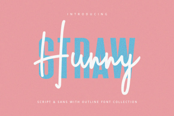 Hunny Straw Typeface for Editorial Design