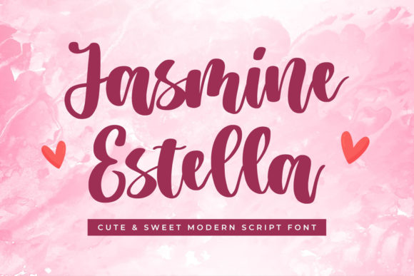 Jasmine Estella: A Sweet Script Font for Branding