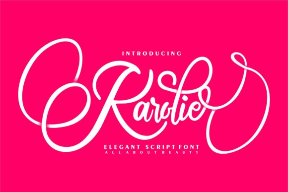 Karolie Font: Elegant Script for Handmade Brands