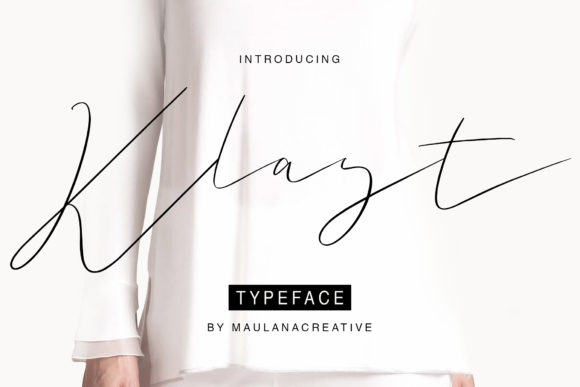 Klast: A Balanced Script Font for Modern Branding