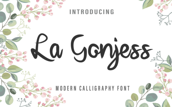La Gonjess: A Playful Script Font for Sweet Branding