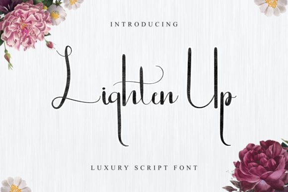 Lighten Up Font: Elevate Your Brand with Elegant Script