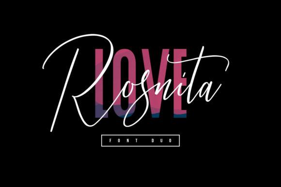Love Rosnita Duo Font for Professional Branding