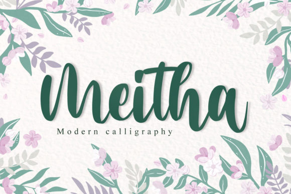Meitha: The Script Font That Elevates Your Brand