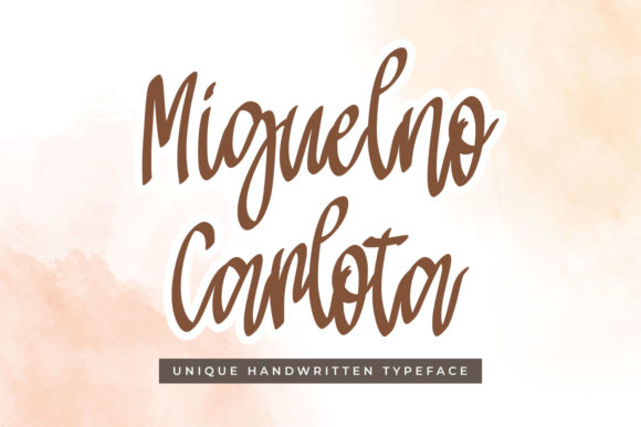 Miguelno Carlota Font: Sweet Script for Web Design