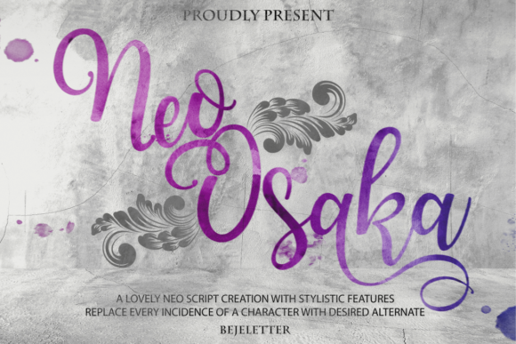Neo Osaka: A Script Handwritten Font for Bold Campaigns