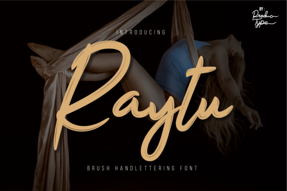 Raytu: A Bold Script Font for Handmade Branding