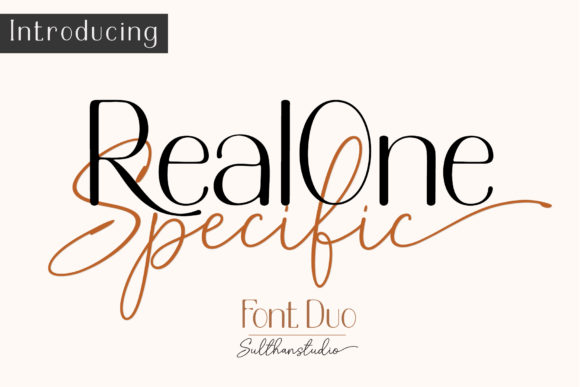 Real One Specific Font for Makers