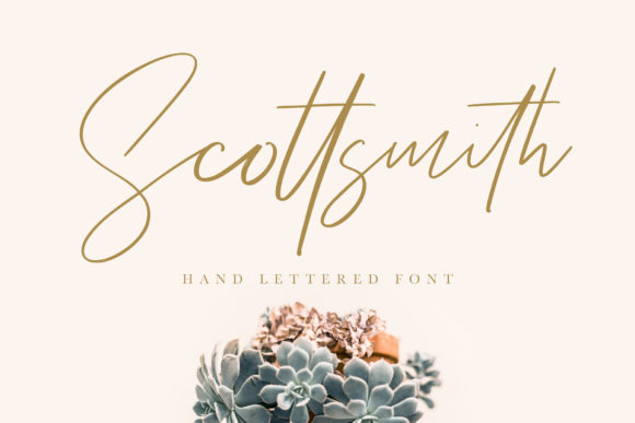 Scottsmith: The Elegant Script Font for Handmade Brands