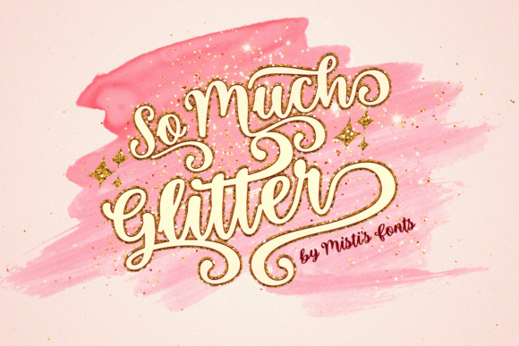 So Much Glitter Font for Bold Business Branding