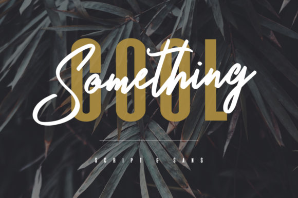 Something Cool Font: The Ultimate Script & Sans Duo
