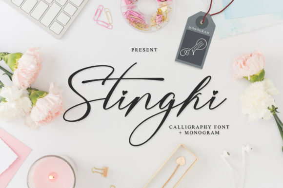 Stingki: An Elegant Script Font for Modern Editorial Design