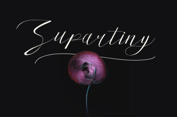 Supartiny Typeface for Elegant Editorial Design