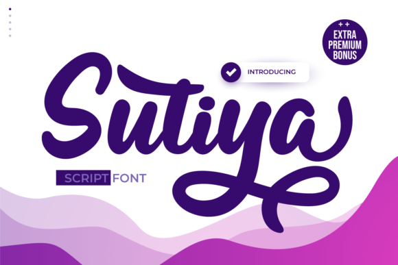 Sutiya: The Calligraphy Font for Charming Brands