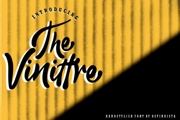 The Vinittre: A Trendy Script Font for Modern Branding