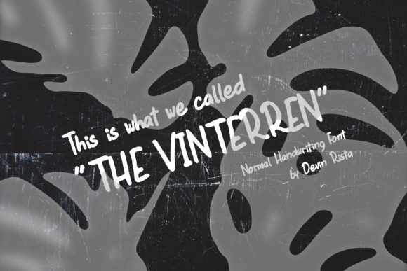 The Vinterren: A Trendy Script Font for Modern Branding